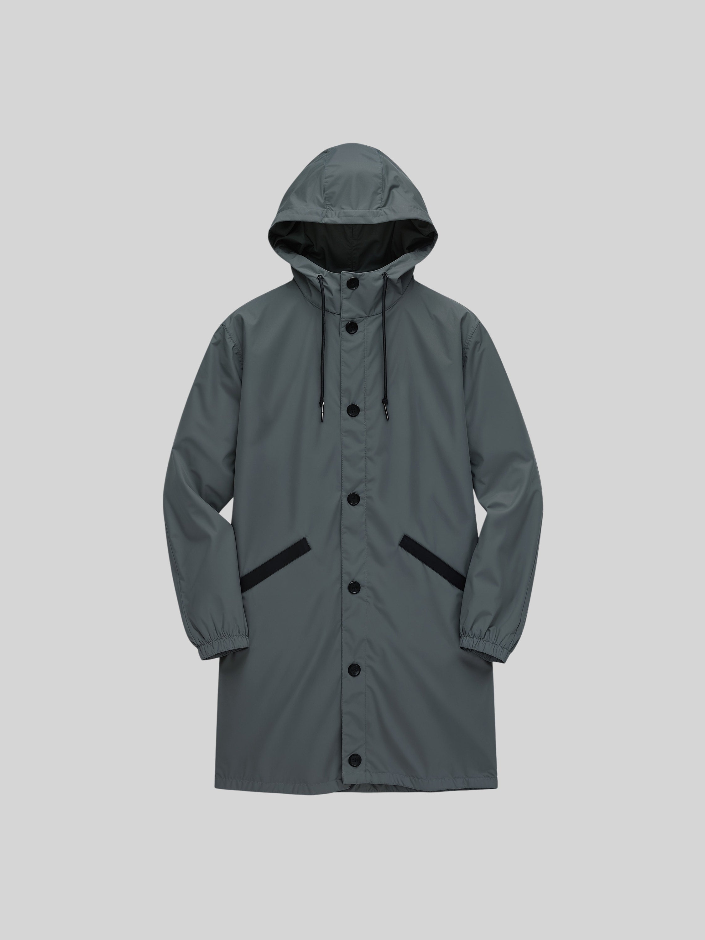 Button-Up Rain Coat-4