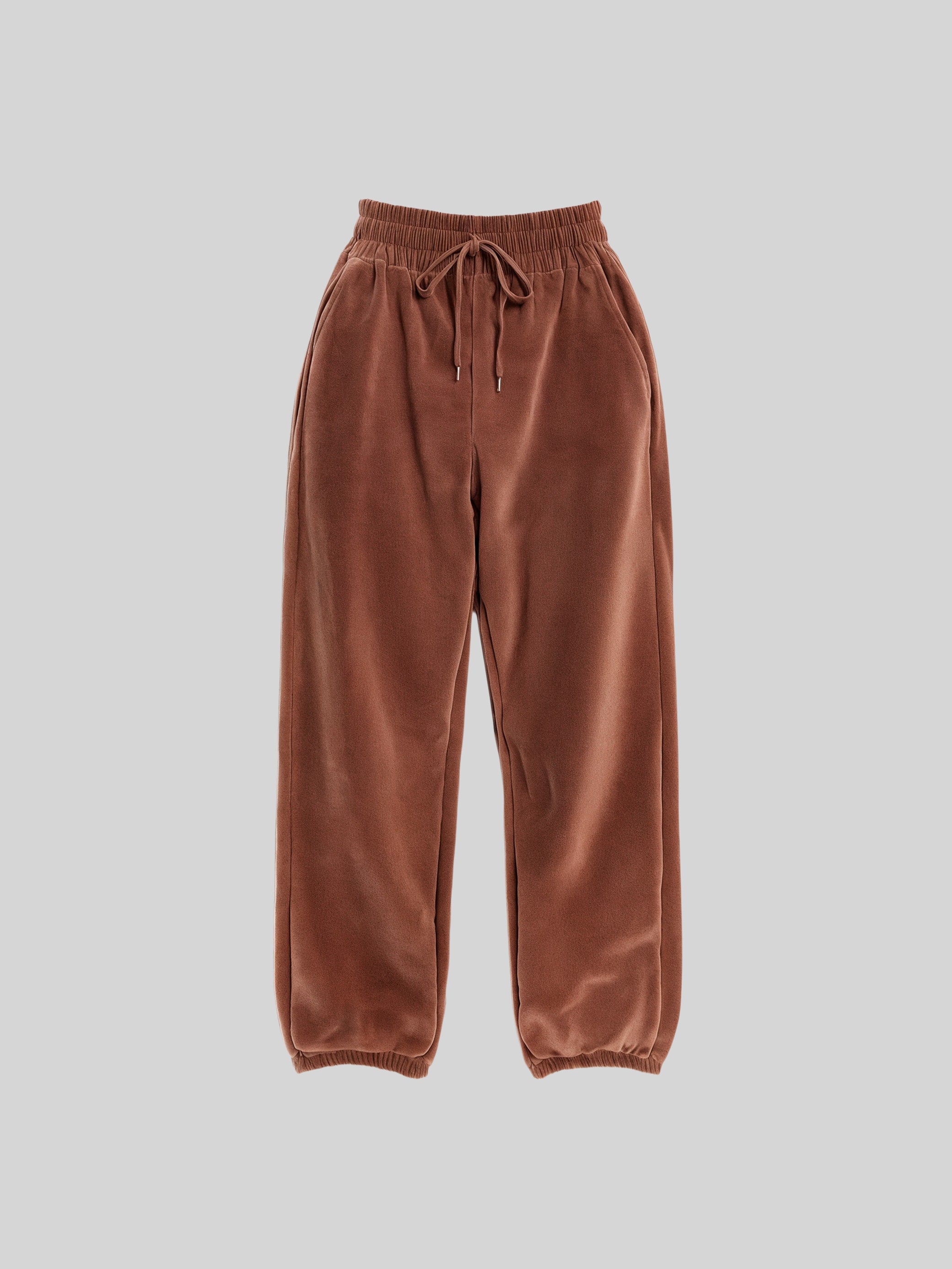 Wide-Leg Velour Pants-3