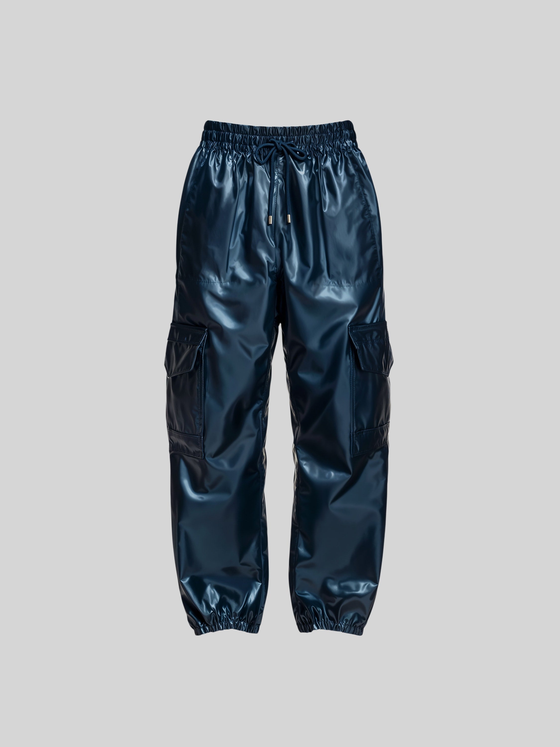 Shiny Cargo Pants-2