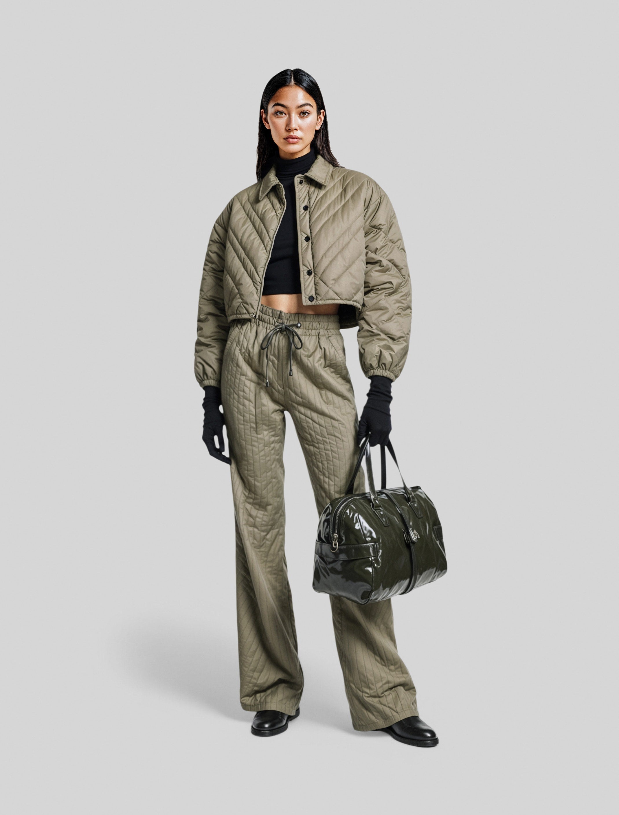 Quilted Button Jacket-2