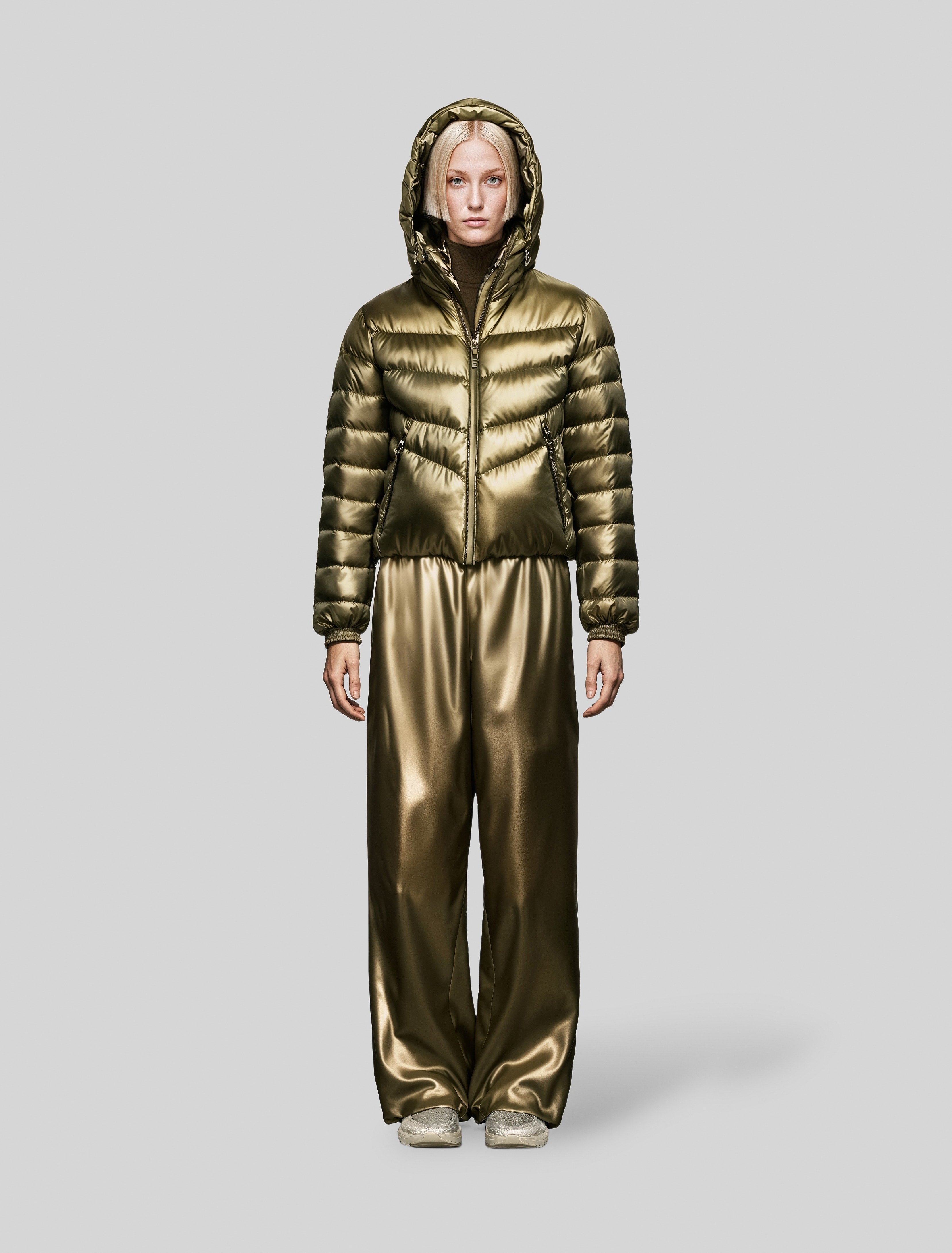 Cropped Puffer Jacket-2