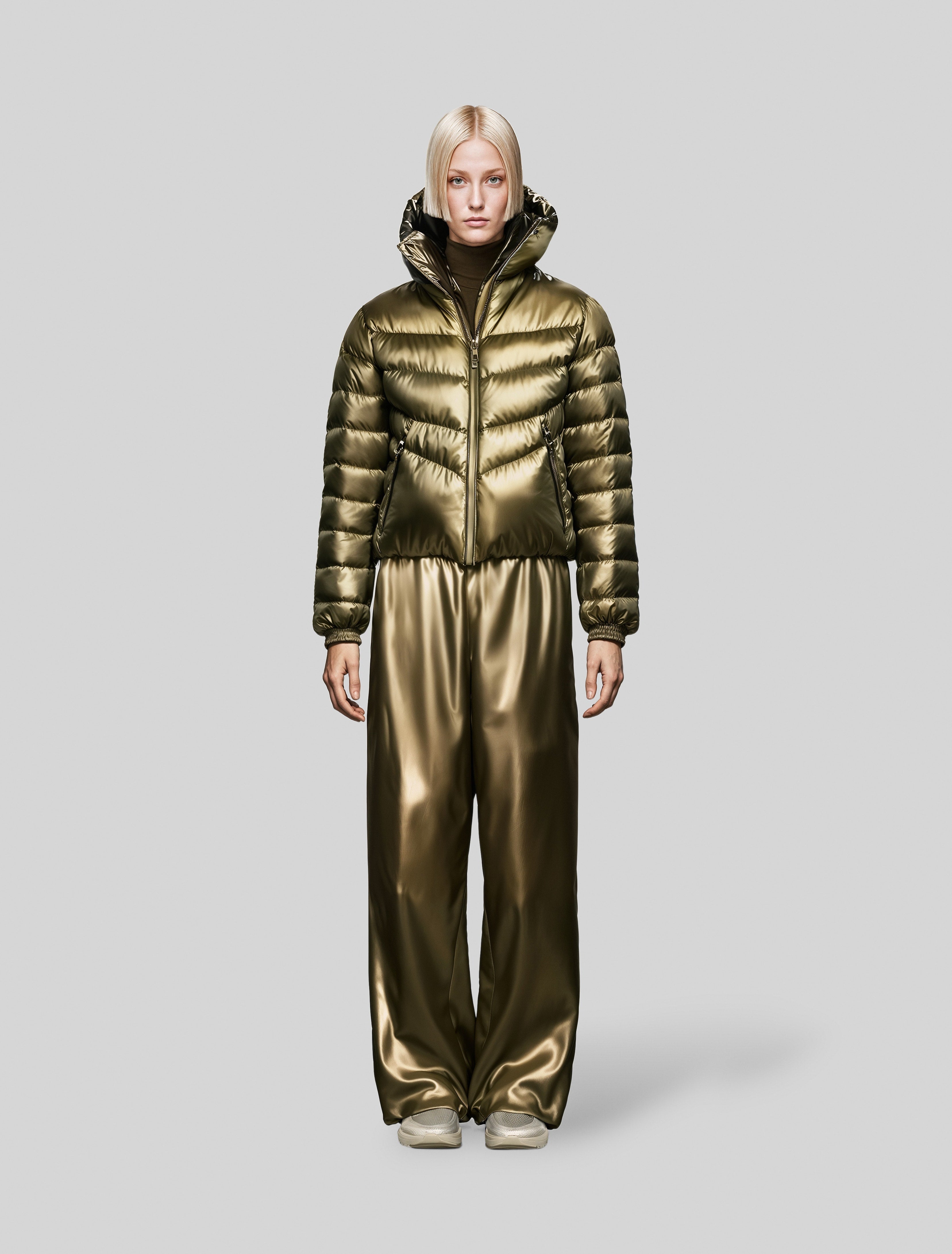 Cropped Puffer Jacket