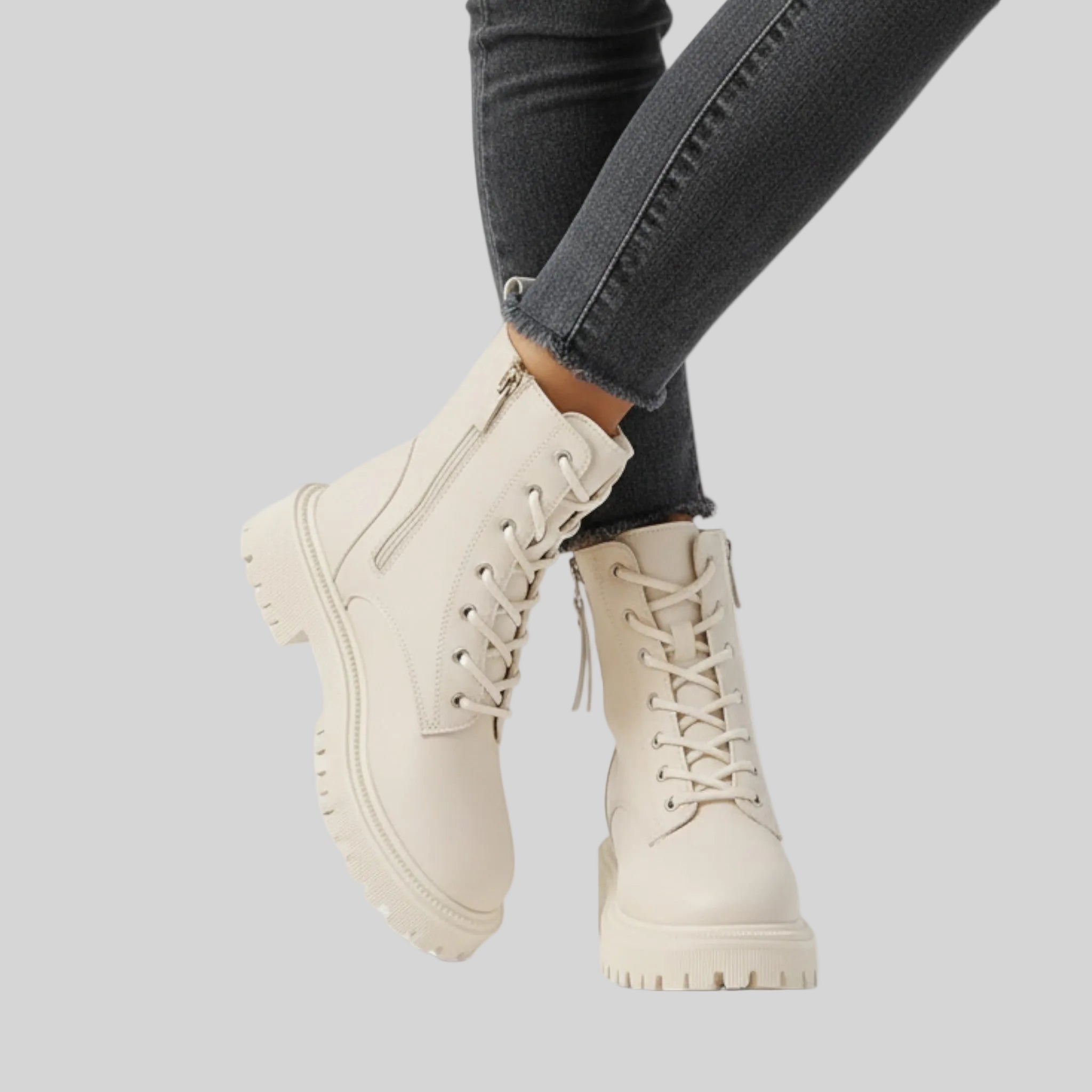 Women’s Chunky Platform Ankle Boots-3
