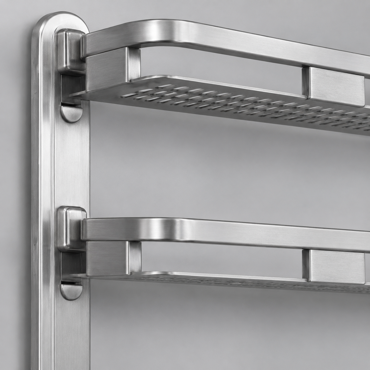 [Leve 2 Pague 1] Organizador para Banheiro em Aço Inox de 3 Prateleiras Retráteis