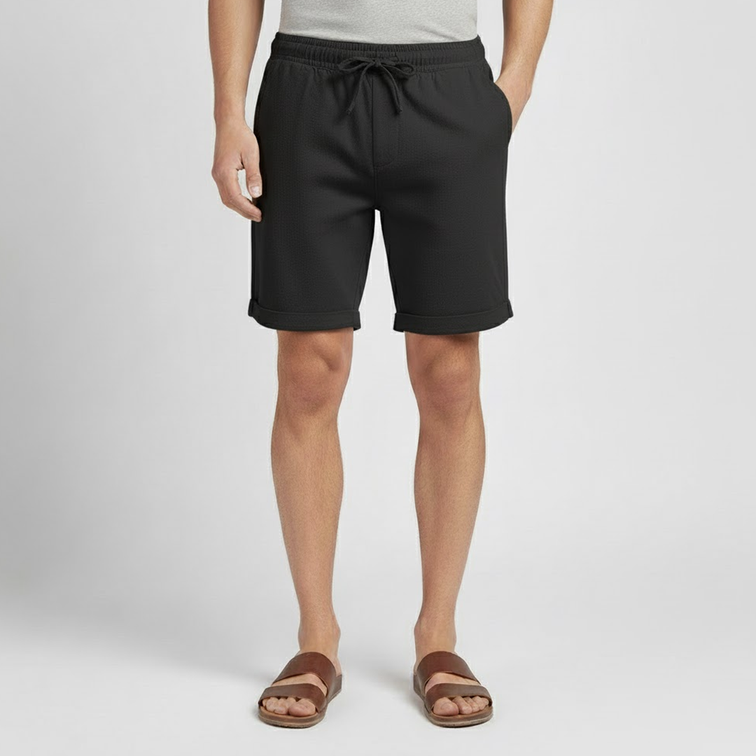 Men's Summer Linen Bermuda Shorts-5