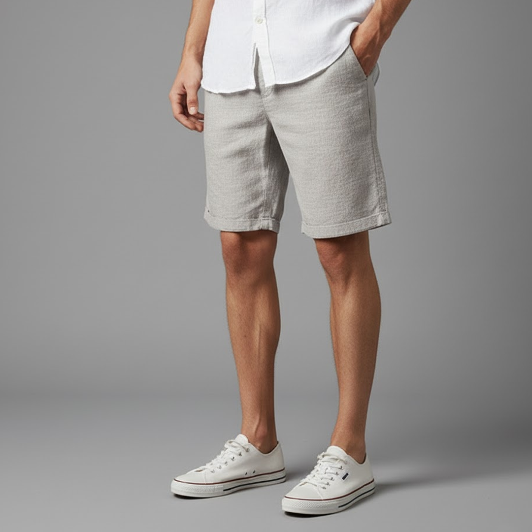 Phuket Men's Linen Shorts-4