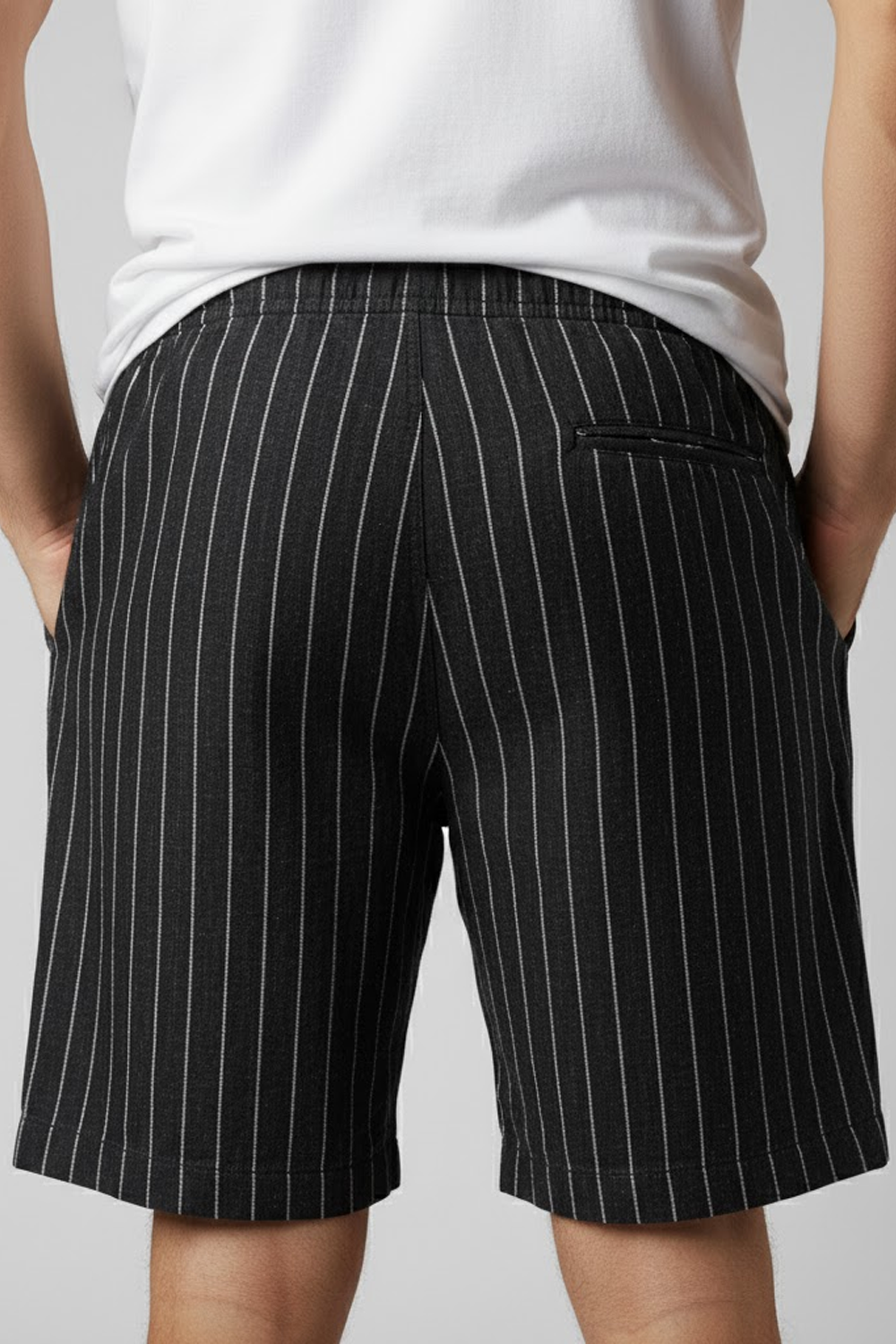Firenze Men's Linen Bermuda Shorts-2