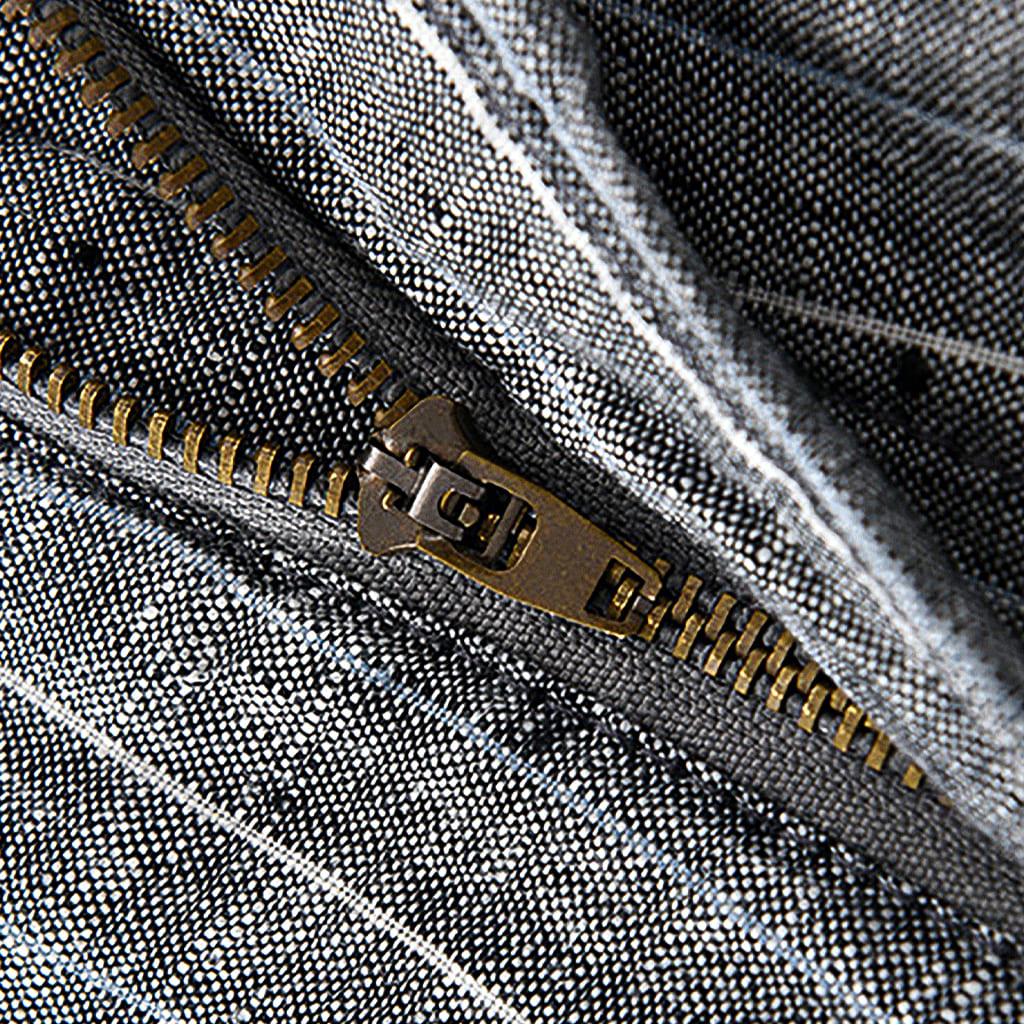 Men's Linen Shorts with Striped Design-12