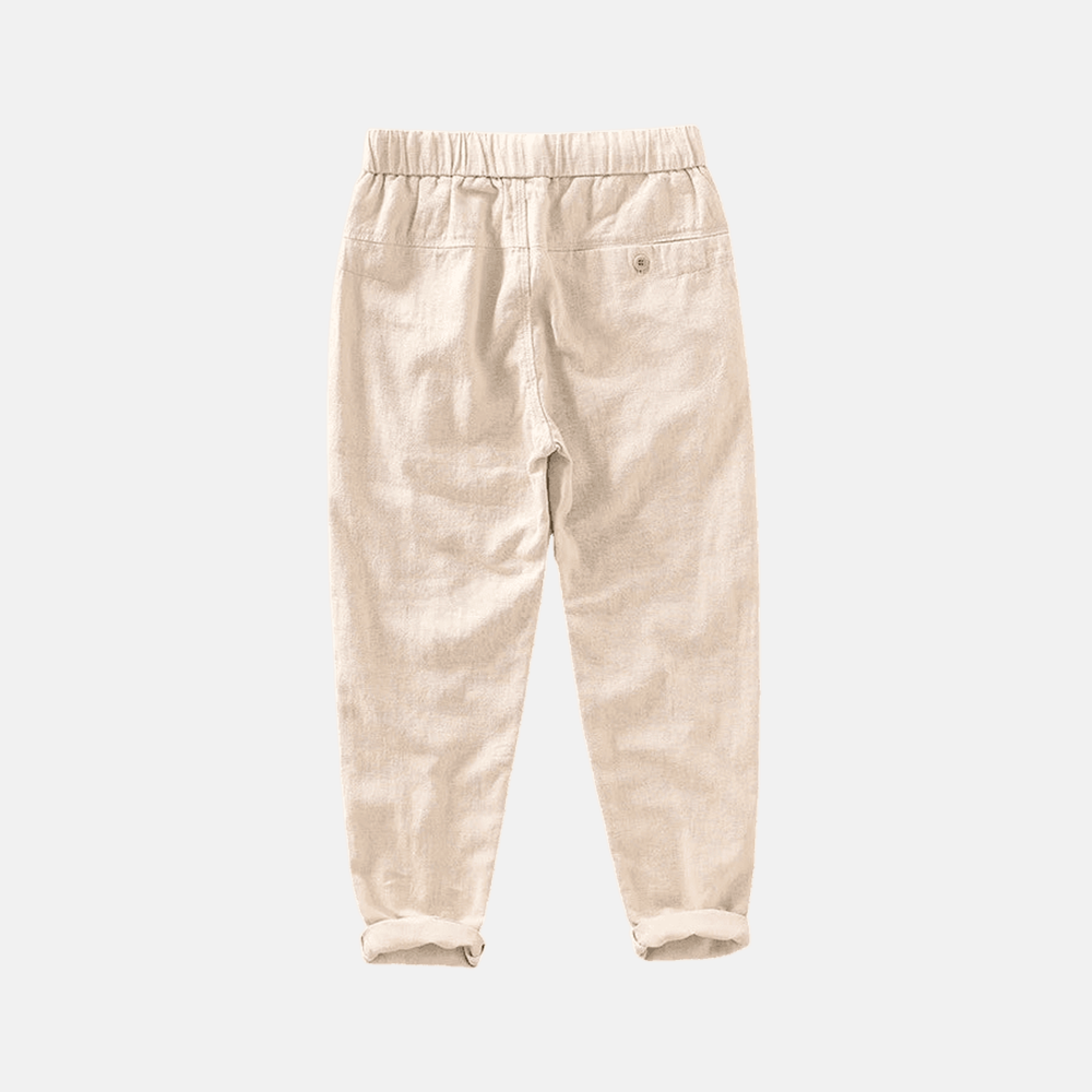 Men's Santorini Linen Trousers-3