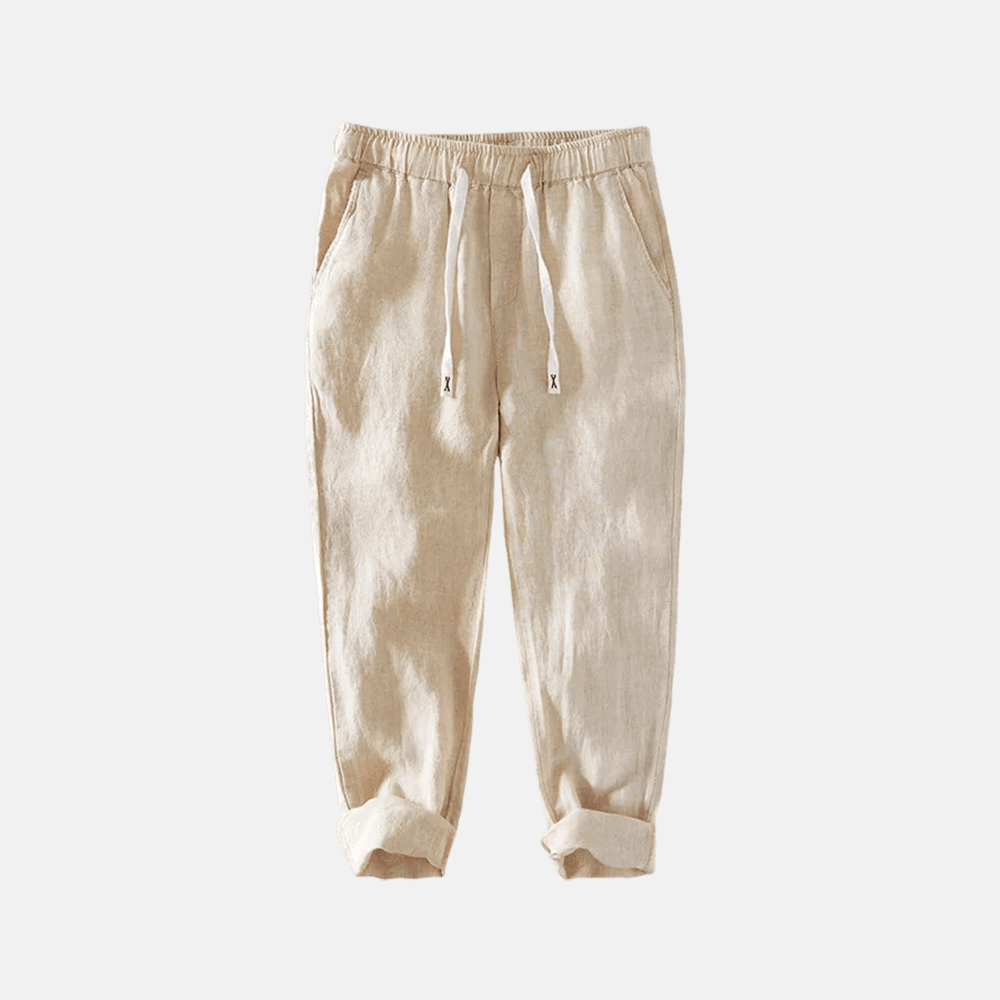 Ischia Men's Linen Trousers-5