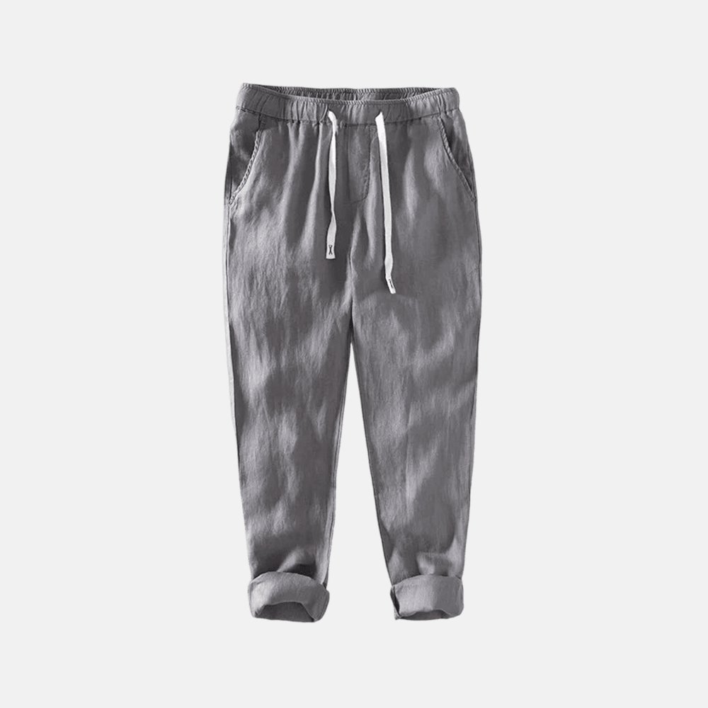 Ischia Men's Linen Trousers-4