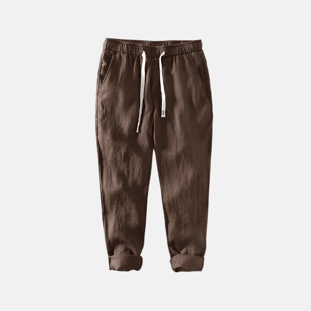 Ischia Men's Linen Trousers-3