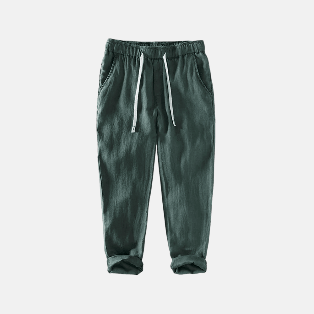 Ischia Men's Linen Trousers-1