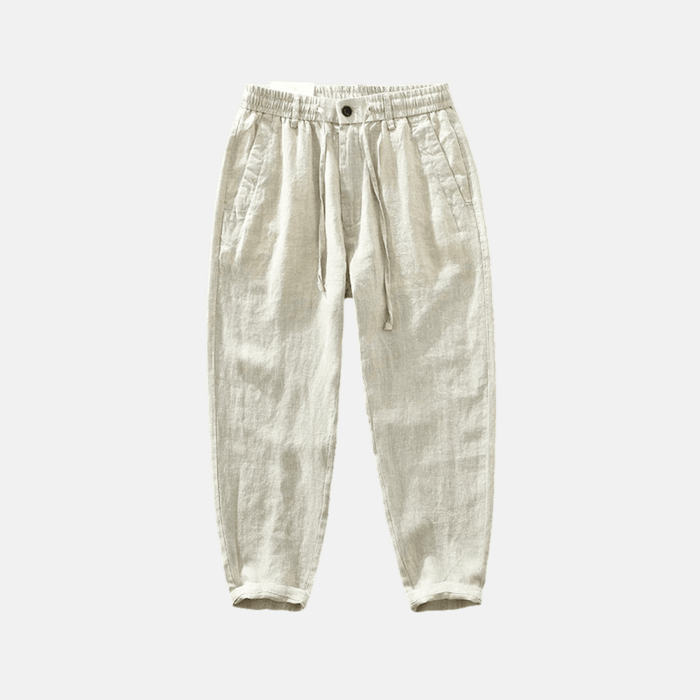 San Marin Men's Linen Trousers-1