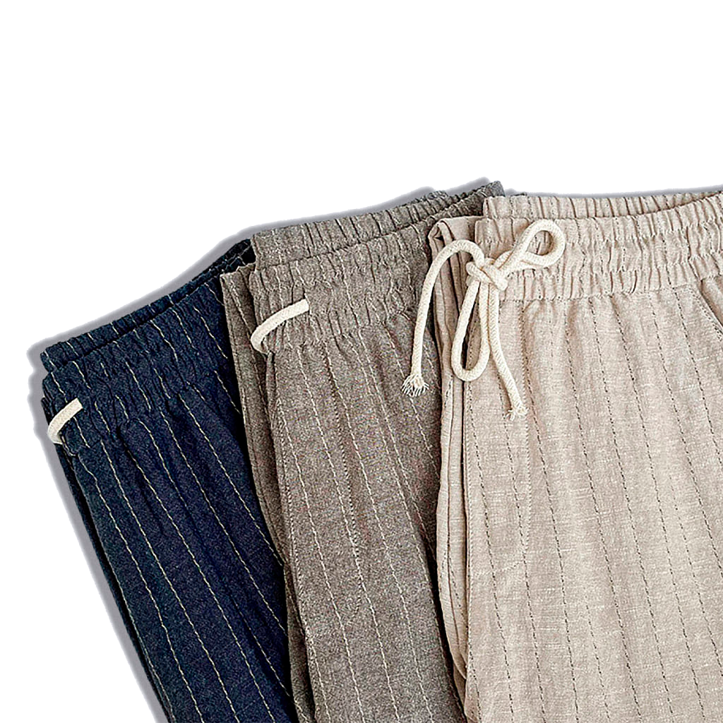 Men's Linen Trousers Cassis-10