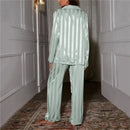 Conjunto de Pijama Feminino Longo de Seda - Starlight