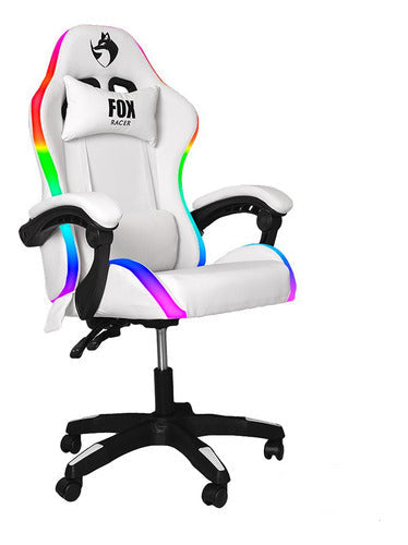Cadeira Gamer Fox Racer Nordic Branca B98