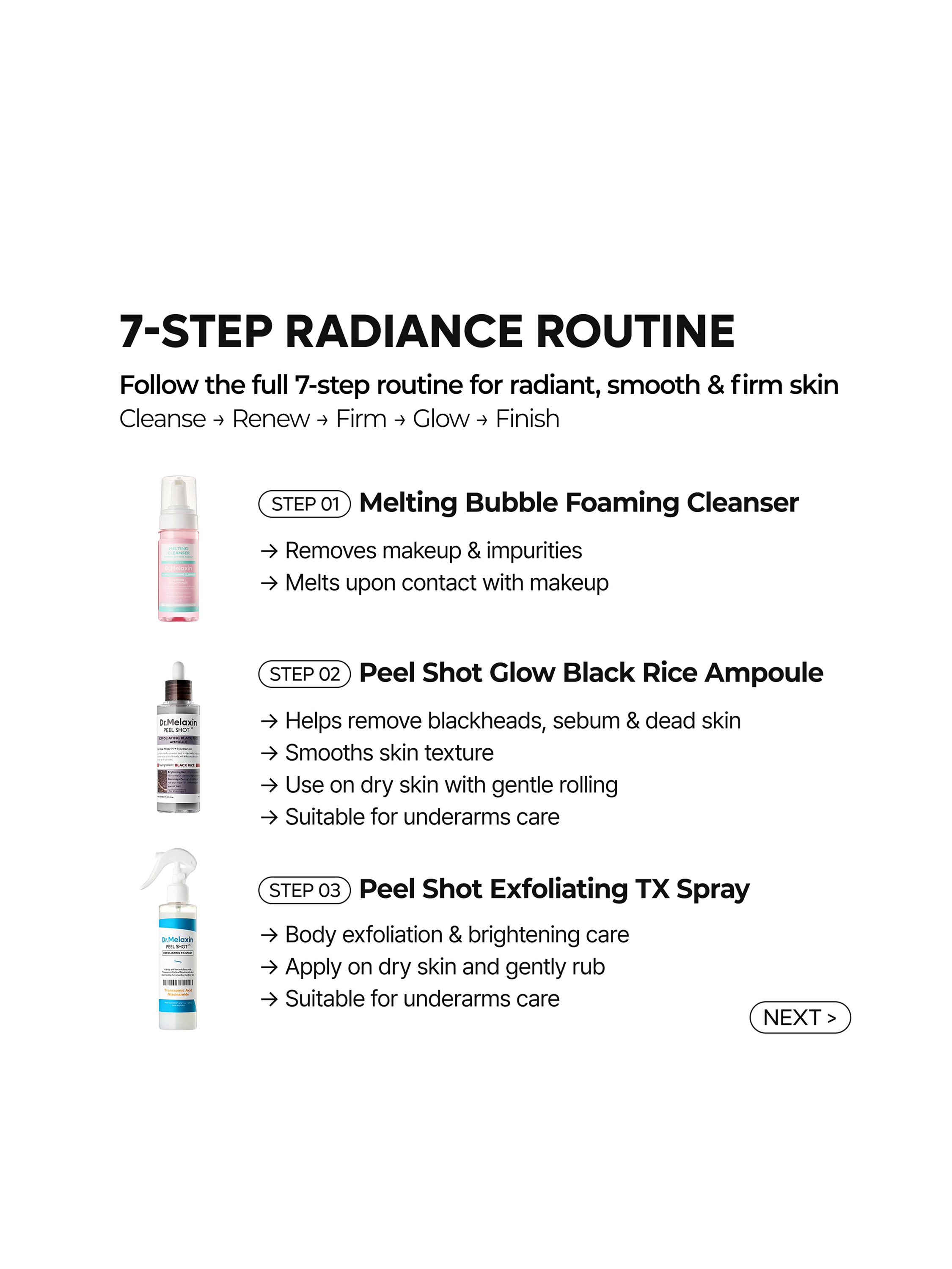 [Dr.Melaxin Official] 7-Piece Collagen Boost Firming Set – Best Value Bundle for Lifted & Glowy Skin-2