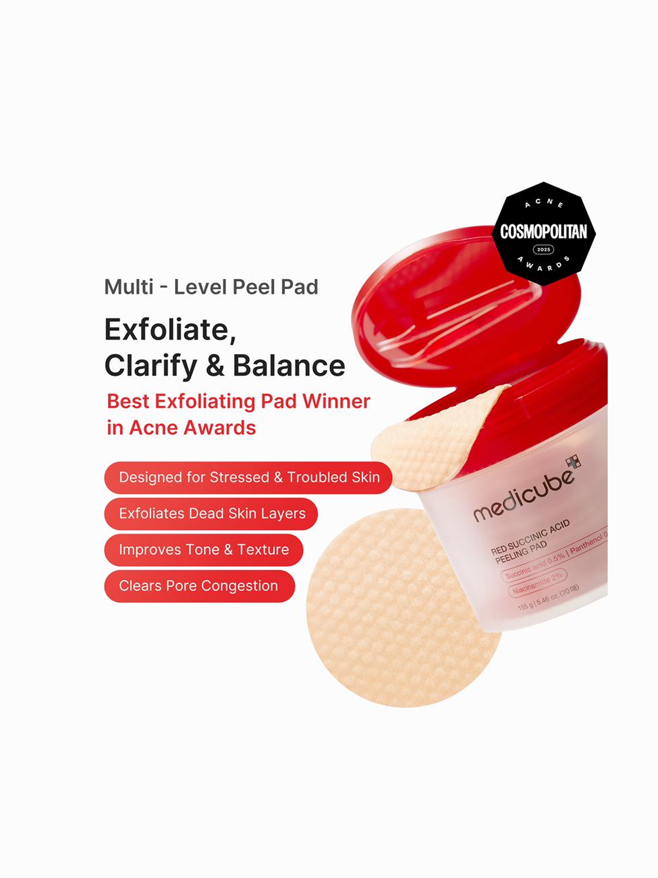 Medicube Toner Pad Trio – Pore Care & Glass Glow-4