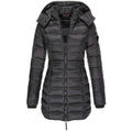 Jaqueta Feminina Puffer Longa com Capuz - WinterGlam