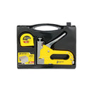 Kit Grampeador Manual para Tapeçaria com 500 Grampos + Maleta e Trena