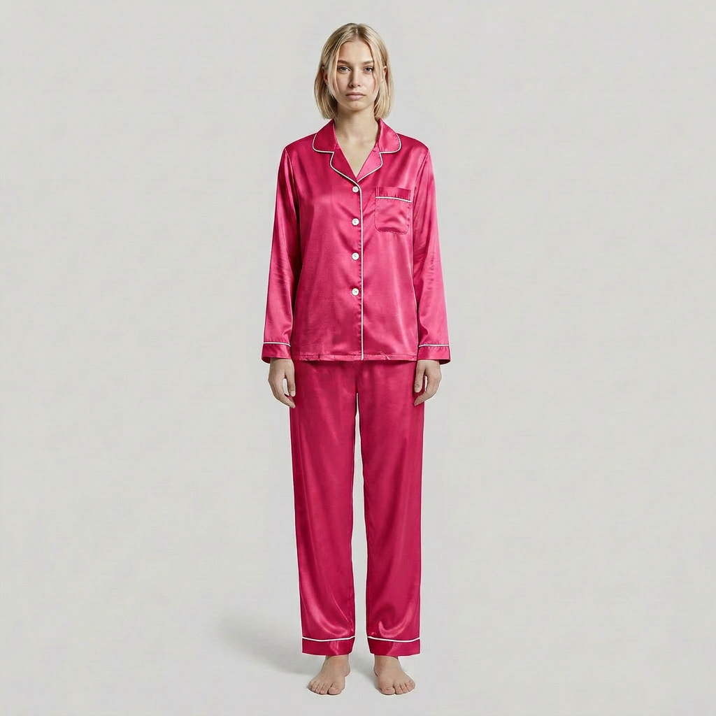 Luna Satin Pyjamas Set-6
