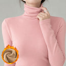 Blusa Térmica Feminina Manga Longa Gola Alta - Segunda Pele Estilo Coreano para Inverno