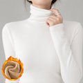 Blusa Térmica Feminina Manga Longa Gola Alta - Segunda Pele Estilo Coreano para Inverno