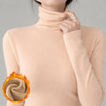 Blusa Térmica Feminina Manga Longa Gola Alta - Segunda Pele Estilo Coreano para Inverno