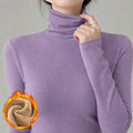 Blusa Térmica Feminina Manga Longa Gola Alta - Segunda Pele Estilo Coreano para Inverno
