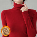 Blusa Térmica Feminina Manga Longa Gola Alta - Segunda Pele Estilo Coreano para Inverno