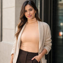 Blusa Térmica Feminina Manga Longa Gola Alta - Segunda Pele Estilo Coreano para Inverno