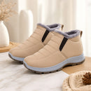 Bota Feminina Impermeável com Pelúcia - Antiderrapante e Quente para Neve e Frio Intenso
