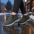 Bota Feminina Impermeável com Pelúcia - Antiderrapante e Quente para Neve e Frio Intenso