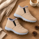 Bota Feminina Impermeável com Pelúcia - Antiderrapante e Quente para Neve e Frio Intenso