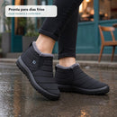 Bota Feminina Impermeável com Forro de Pelúcia - Confortável e Quente para Inverno