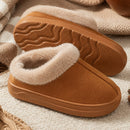 Bota Feminina Quente Antiderrapante - Sola Grossa Confortável para Interior, Exterior e Neve no Inverno