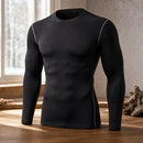 Camiseta Térmica Masculina Manga Longa - Slim Fit, Secagem Rápida e Elástica para Inverno