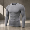 Camiseta Térmica Masculina Manga Longa - Slim Fit, Secagem Rápida e Elástica para Inverno