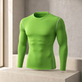Camiseta Térmica Masculina Manga Longa - Slim Fit, Secagem Rápida e Elástica para Inverno