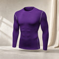Camiseta Térmica Masculina Manga Longa - Slim Fit, Secagem Rápida e Elástica para Inverno