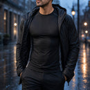 Camiseta Térmica Masculina Manga Longa - Slim Fit, Secagem Rápida e Elástica para Inverno