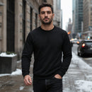 Camiseta Térmica Masculina Manga Longa - Forro de Velo, Segunda Pele Quente e Estilo Coreano para Inverno