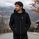 Casaco Masculino com Capuz e Zíper Oversize - Streetwear Manga Longa Quente para Inverno