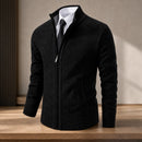 Casaco Masculino Fleece Gola Alta com Zíper - Quente e Macio para Inverno
