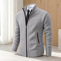 Casaco Masculino Fleece Gola Alta com Zíper - Quente e Macio para Inverno