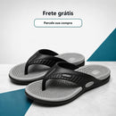 Chinelo Masculino Massageador de EVA – Sola Anatômica, Antiderrapante e Leve