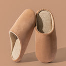 Chinelos de Veludo Unissex - Antiderrapantes, Macios e Confortáveis para Casa no Inverno (Compre 1 Leve 2 Pares)