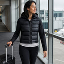 Jaqueta Feminina Leve com Capuz e Zíper - Quente, Esportiva e Confortável para Inverno