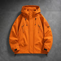 Jaqueta Masculina Softshell Impermeável com Capuz - Bomber Quente e Resistente para Inverno